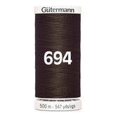 Gutermann naaigaren | 500m | 694 bruin naaigaren GM - 500M - 694 - bruin 4008015037147